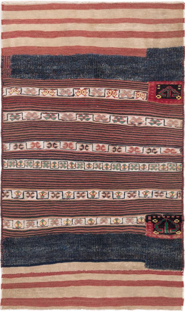 Persisk tæppe Kelim Patchwork 160x93 160x93, Persisk tæppe Håndvævet