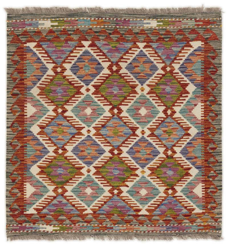 Tapis afghan Kilim Afghan 103x101 103x101, Tapis persan Tissé à la main