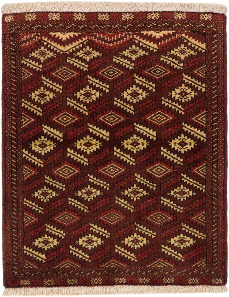 Persian Rug Turkaman 110x91 110x91, Persian Rug Knotted by hand
