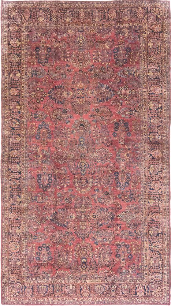 Alfombra persa American Sarough Antiguo 544x304 544x304, Alfombra persa Anudado a mano