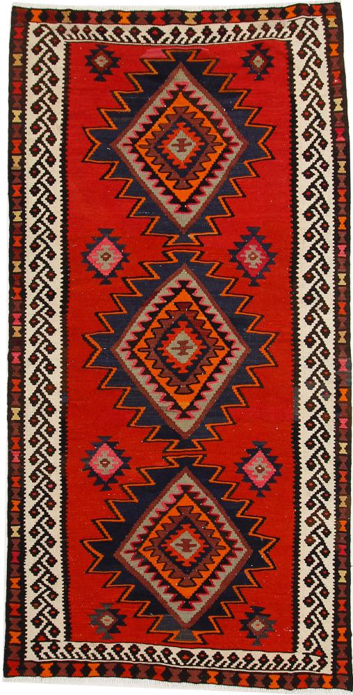 Perzsa szőnyeg Kilim Fars Azerbaijan Antik 279x143 279x143, Perzsa szőnyeg szőttesek