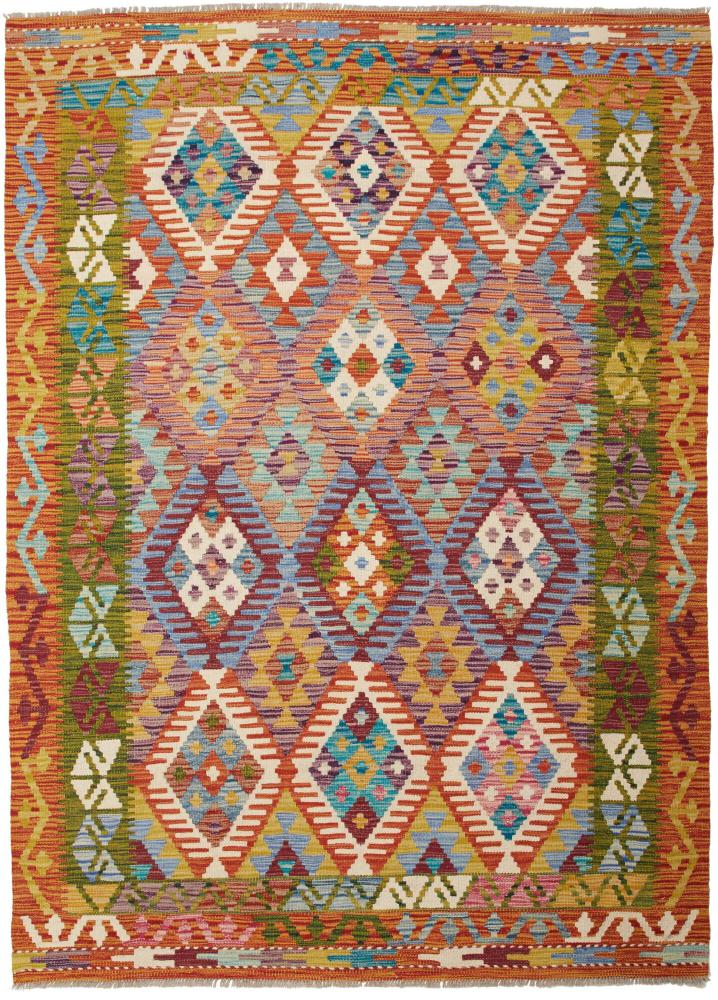 Afgán szőnyeg Kilim Afgán 208x146 208x146, Perzsa szőnyeg szőttesek