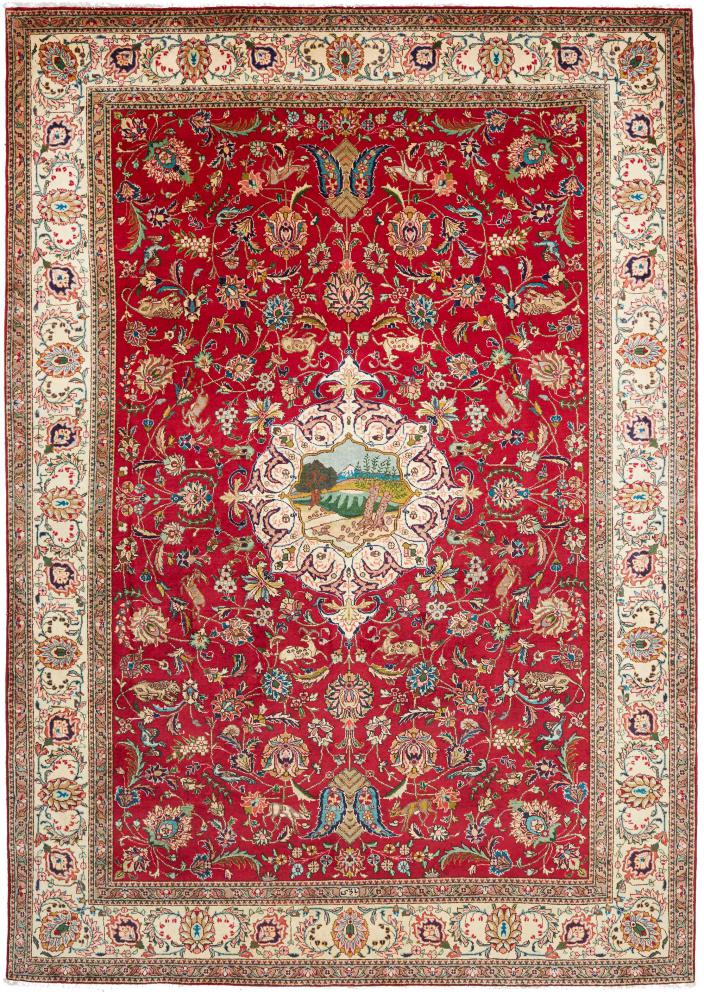 Persian Rug Tabriz 344x241 344x241, Persian Rug Knotted by hand