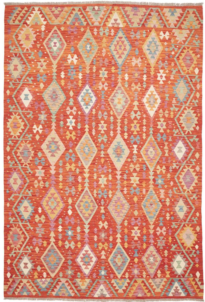 Afghansk teppe Kelim Afghan 291x199 291x199, Persisk teppe Handwoven 