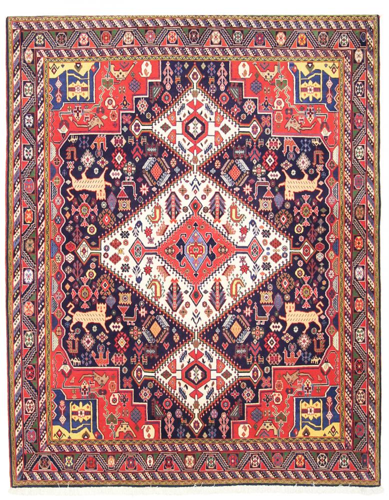 Tapete paquistanês Kazak 198x154 198x154, Tapete persa Atado à mão