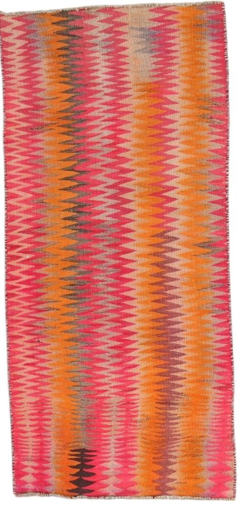 Perserteppich Kelim Fars 6'10"x3'1" 6'10"x3'1", Perserteppich Handgewebt