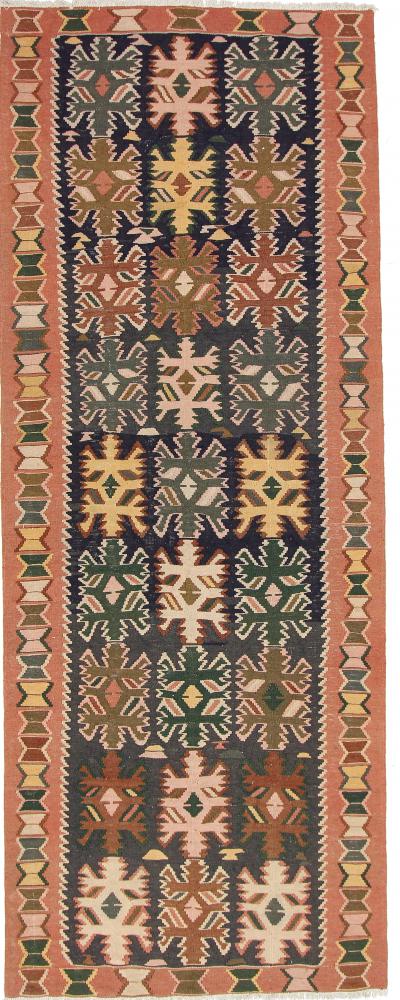 Perzsa szőnyeg Kilim Fars Azerbaijan Antik 11'11"x4'4" 11'11"x4'4", Perzsa szőnyeg szőttesek