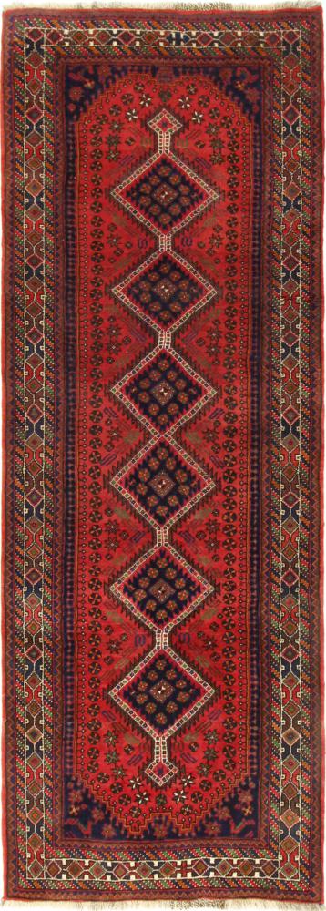 Persian Rug Ghashghai 9'7"x3'4" 9'7"x3'4", Persian Rug Knotted by hand