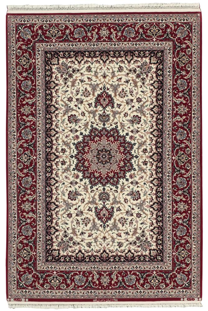 Dywan perski Isfahan Jedwabna Osnowa 195x130 195x130, Dywan perski Ręcznie tkane