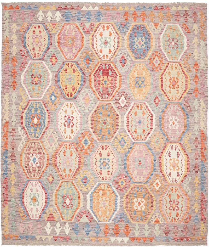 Alfombra afgana Kilim Afghan 289x251 289x251, Alfombra persa Tejido a mano