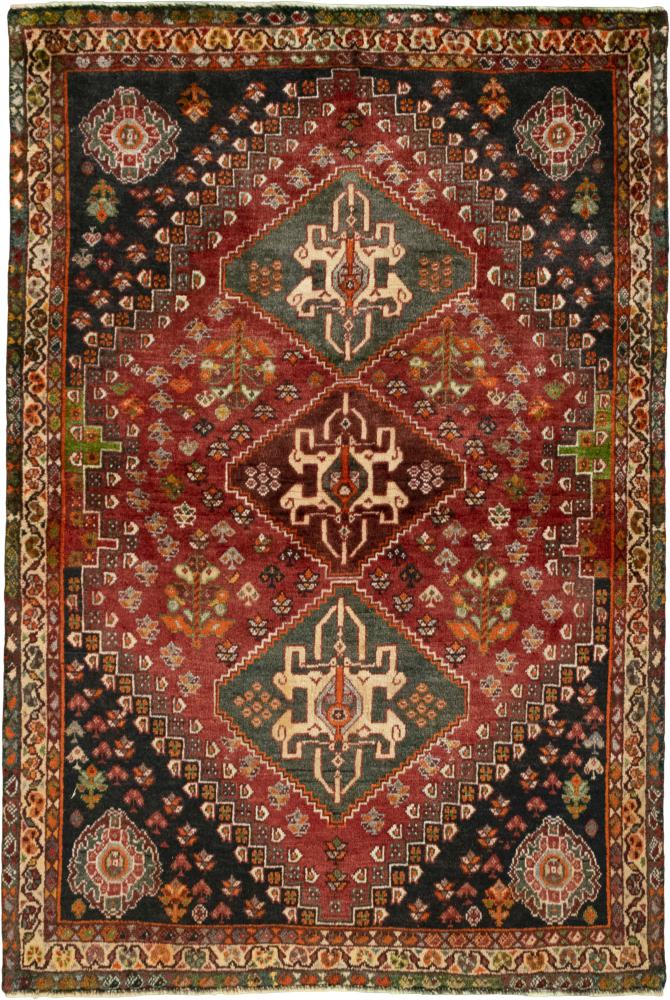 Tappeto persiano Shiraz 164x114 164x114, Tappeto persiano Annodato a mano