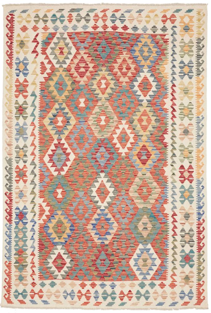 Afghaans tapijt Kilim Afghan 242x163 242x163, Perzisch tapijt Handgeweven