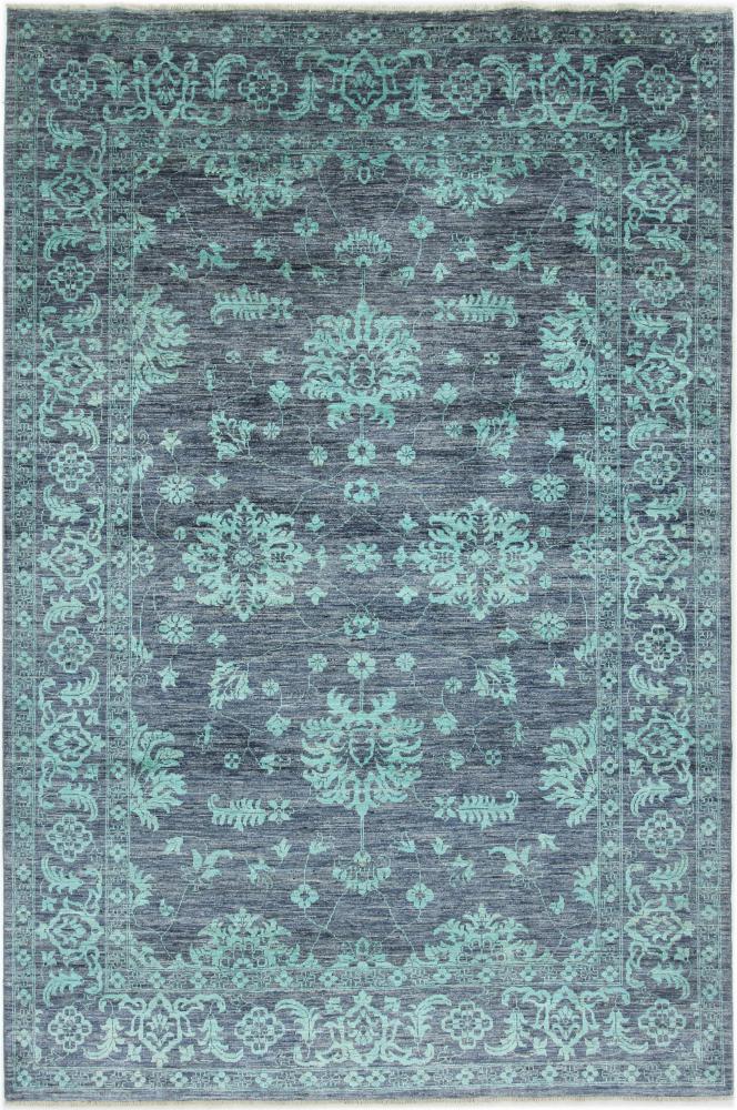 Tapis afghan Colored Ziegler Farahan 301x202 301x202, Tapis persan Noué à la main