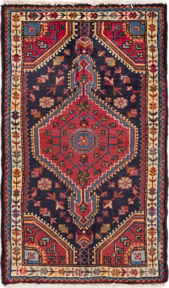 Tapis persan Tuyserkan 100x58 100x58, Tapis persan Noué à la main