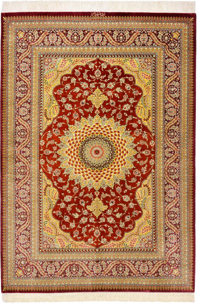 Persian rug Qum Silk 196x139 196x139, Persian rug Hand-knotted