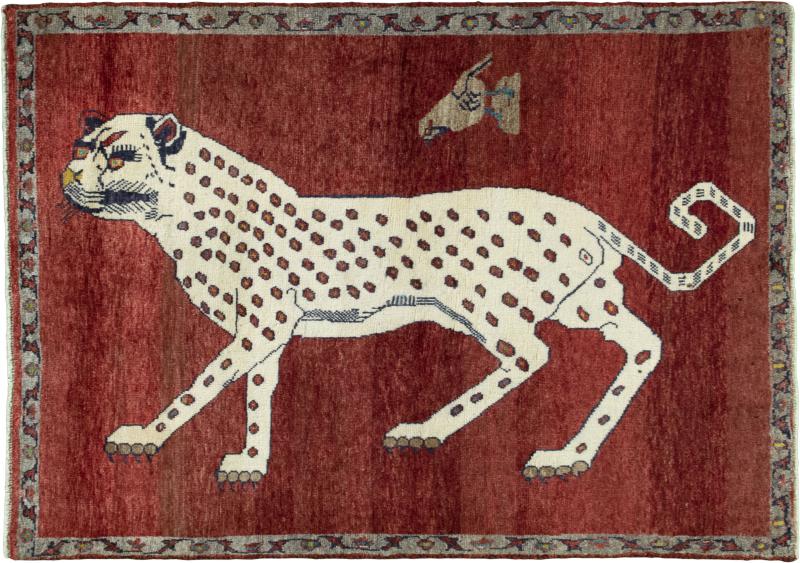 Persian Rug Persian Gabbeh Ghashghai 151x111 151x111, Persian Rug Knotted by hand