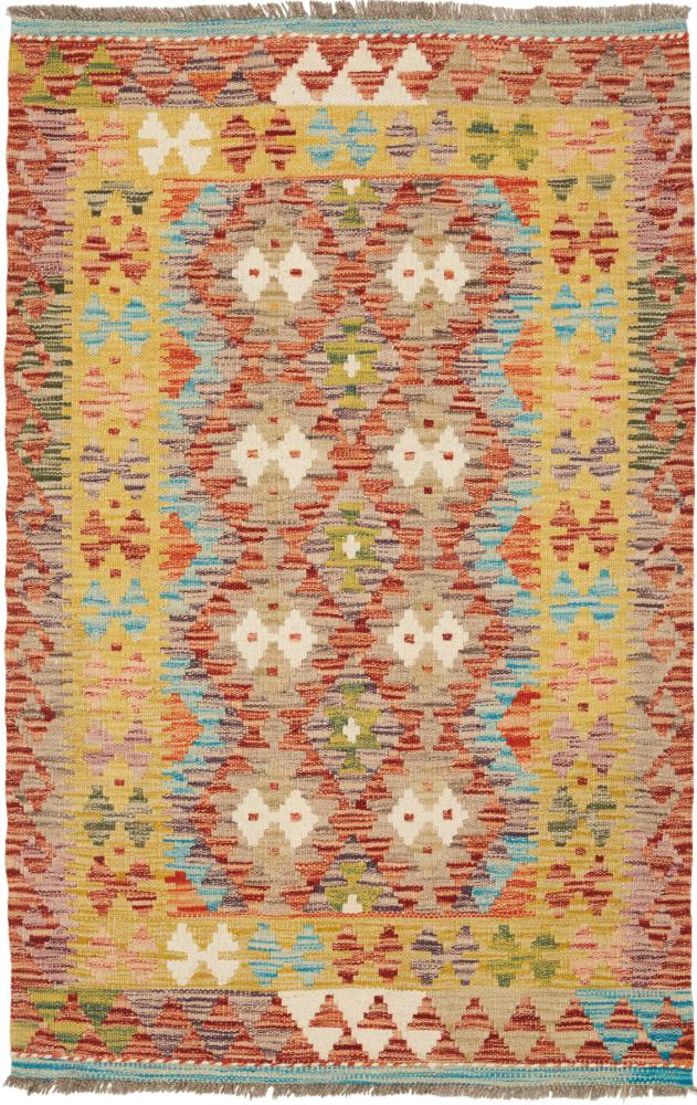 Afghanischer Teppich Kelim Afghan 128x84 128x84, Perserteppich Handgewebt