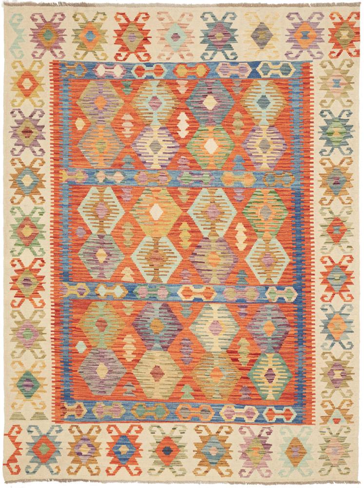 Αφγανικό χαλί Κιλίμ Afghan 242x177 242x177, Περσικό χαλί Χειροποίητη ύφανση
