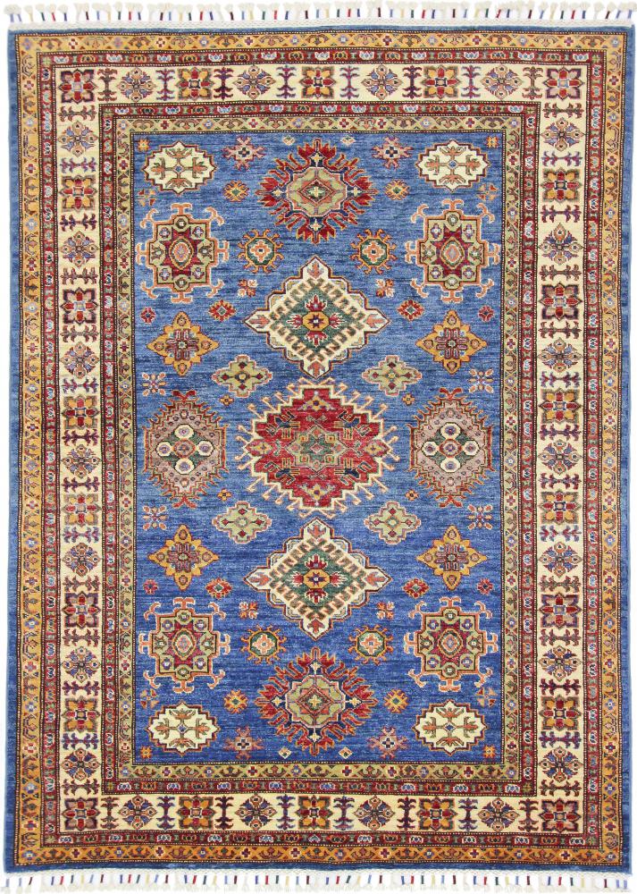 Tapis afghan Super Kazak 202x146 202x146, Tapis persan Noué à la main