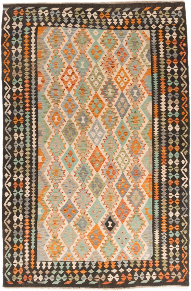 Dywan afgański Kilim Afghan 302x205 302x205, Dywan perski Ręcznie tkane