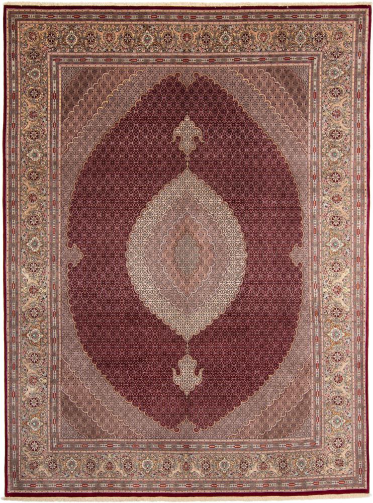 Tapete persa Tabriz 50Raj 13'1"x9'9" 13'1"x9'9", Tapete persa Atado à mão