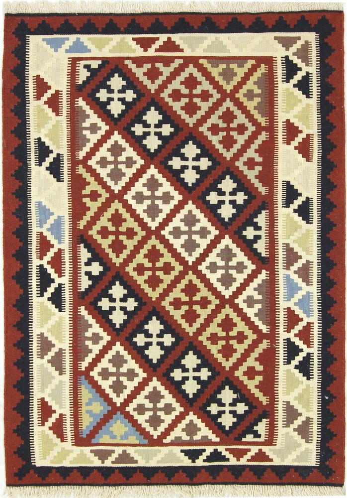 Tapete persa Kilim Fars 144x103 144x103, Tapete persa Tecido à mão