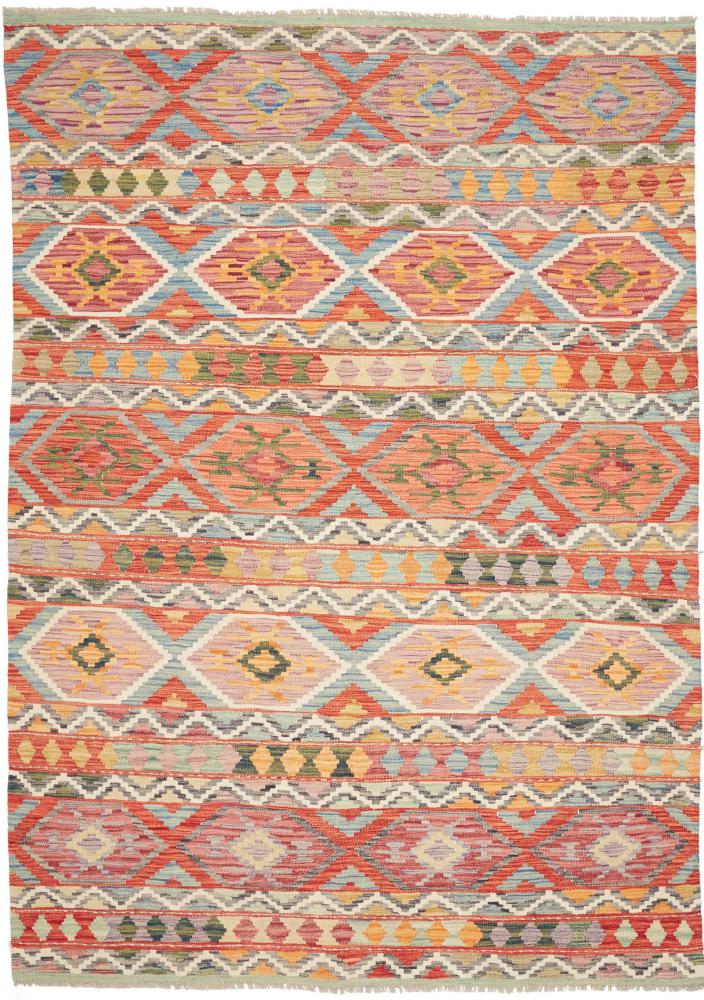 Afghaans tapijt Kilim Afghan 253x176 253x176, Perzisch tapijt Handgeweven
