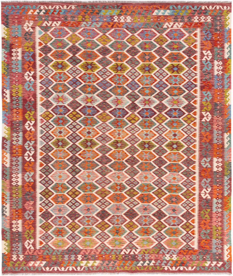 Tapis afghan Kilim Afghan 392x308 392x308, Tapis persan Tissé à la main