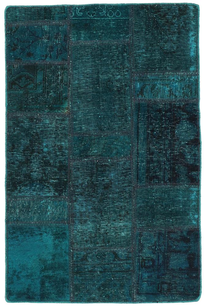 Alfombra persa Patchwork 123x82 123x82, Alfombra persa Anudado a mano