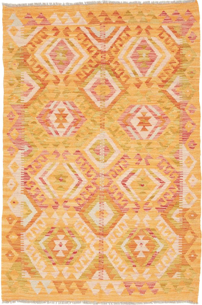 Αφγανικό χαλί Κιλίμ Afghan 141x97 141x97, Περσικό χαλί Οι κόμποι έγιναν με το χέρι