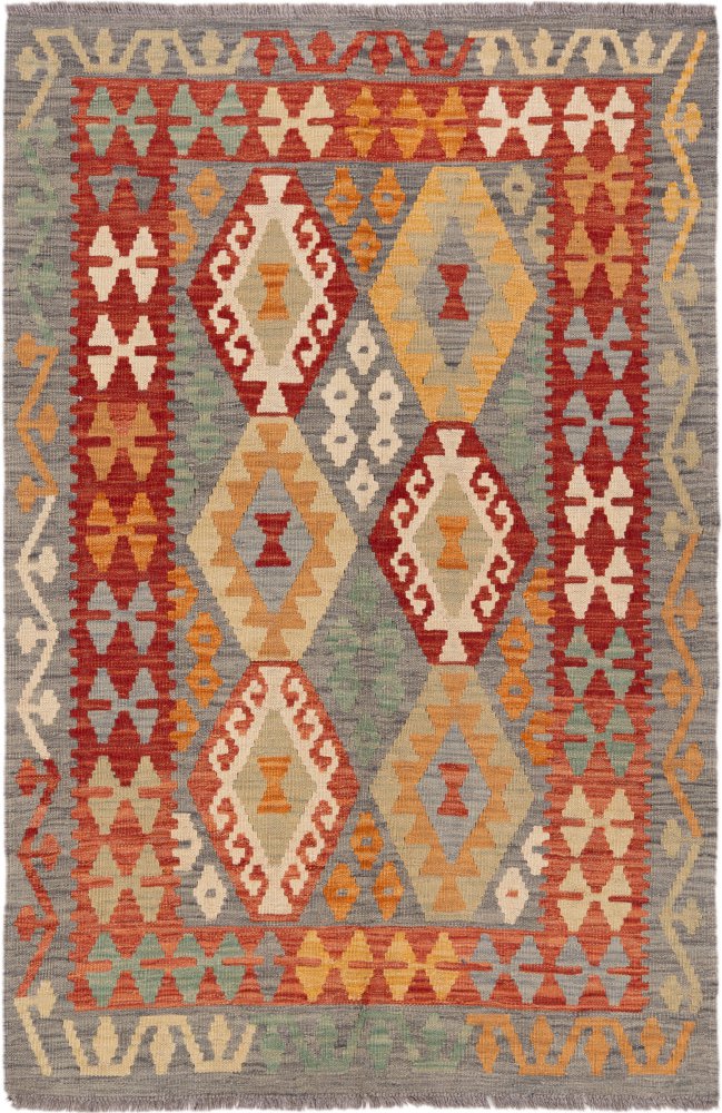Tapis afghan Kilim Afghan 150x99 150x99, Tapis persan Tissé à la main