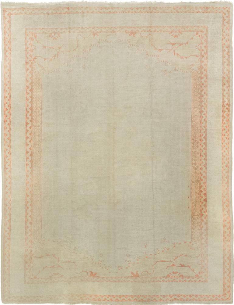  Oushak Antiguo 379x288 379x288, Alfombra persa Anudado a mano