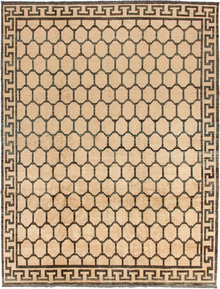 Afghaans tapijt Ziegler Design 365x278 365x278, Perzisch tapijt Handgeknoopte