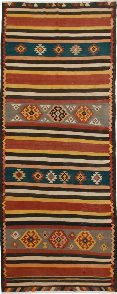 Tapete persa Kilim Fars Azerbaijan Antigo 412x166 412x166, Tapete persa Tecido à mão