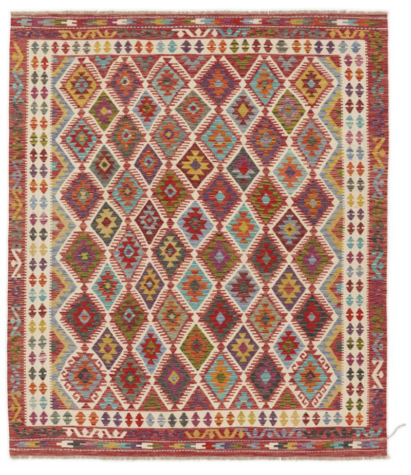 Pakistaans tapijt Kilim Afghan 292x250 292x250, Perzisch tapijt Handgeweven