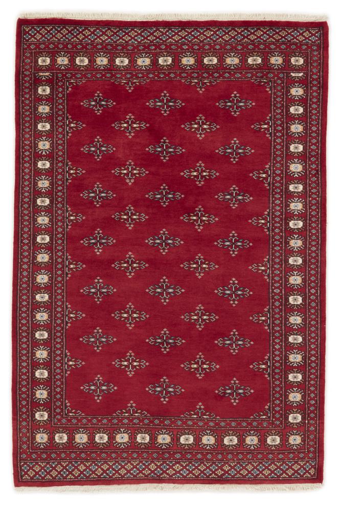 Pakistansk tæppe Pakistan Buchara 2ply 208x141 208x141, Persisk tæppe Håndknyttet