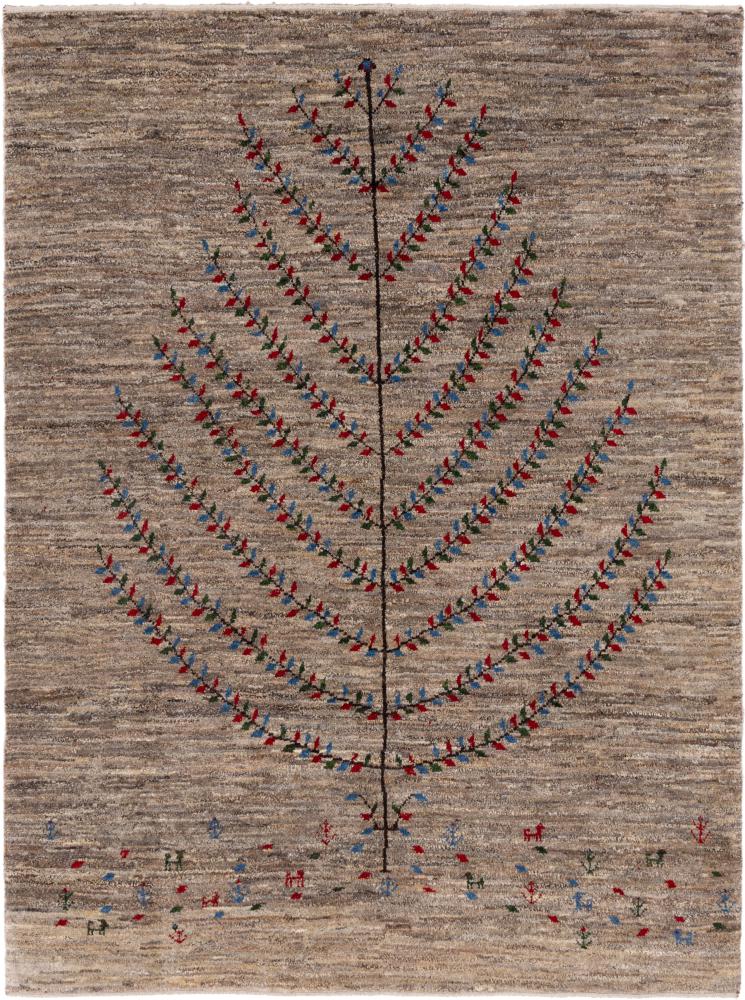 Persian Rug Persian Gabbeh Nomad 196x144 196x144, Persian Rug Knotted by hand