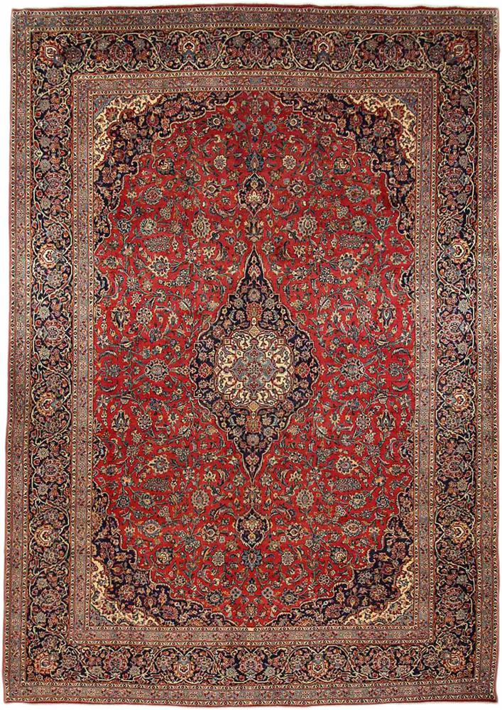 Περσικό χαλί Keshan 426x303 426x303, Περσικό χαλί Οι κόμποι έγιναν με το χέρι