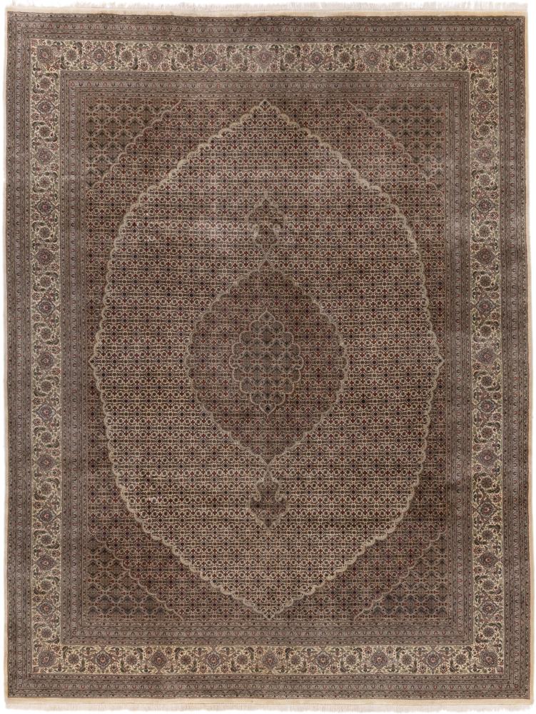 Indisk tæppe Tabriz 397x310 397x310, Persisk tæppe Håndknyttet