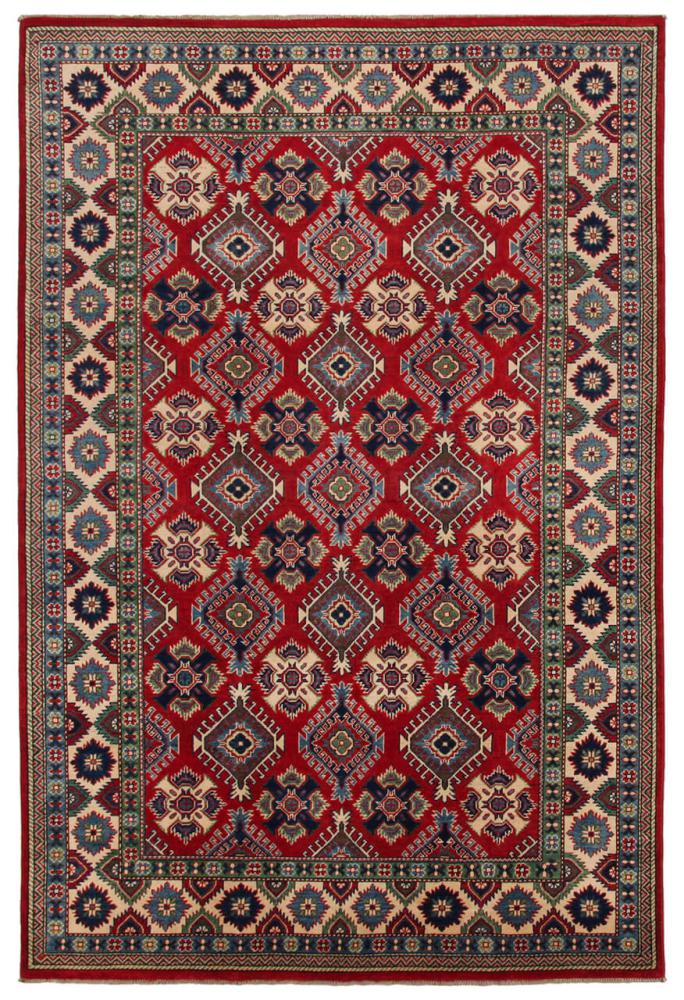 Pakistani rug Kazak Ghazni 296x196 296x196, Persian Rug Knotted by hand