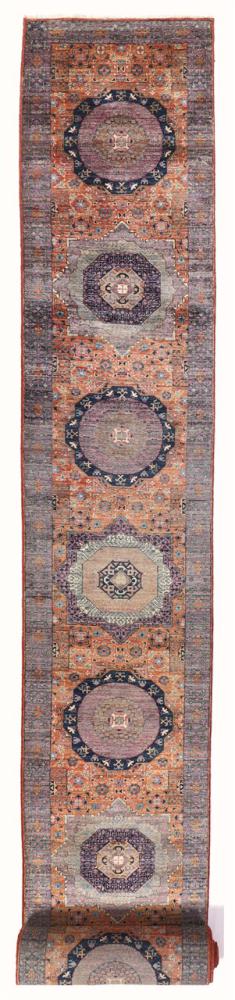Pakistani rug Mamluk 32'4"x2'7" 32'4"x2'7", Persian Rug Knotted by hand
