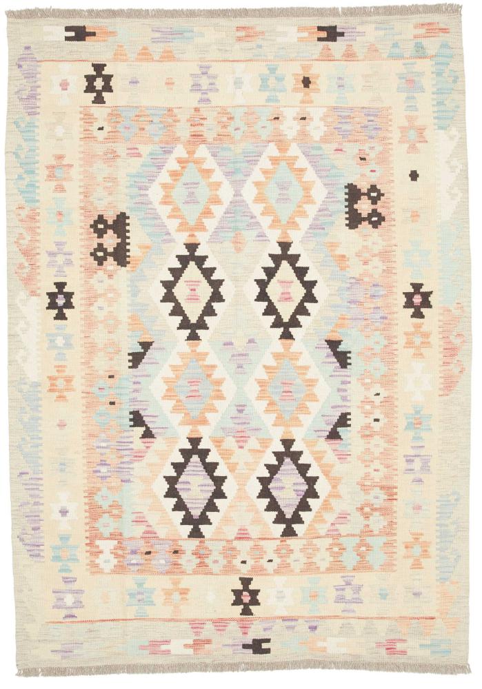Afghan rug Kilim Afghan 5'11"x4'3" 5'11"x4'3", Persian rug Handwoven
