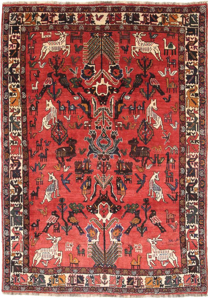 Tapete persa Ghashghai 269x192 269x192, Tapete persa Atado à mão