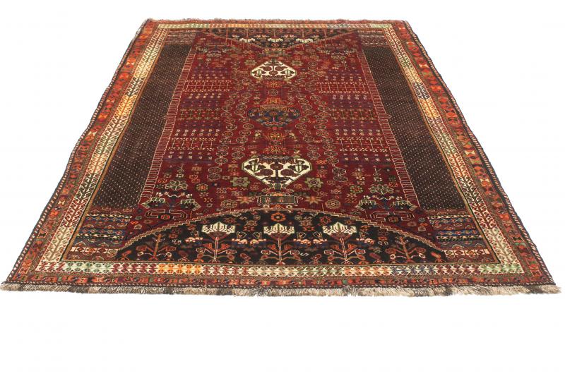 Tapete persa Ghashghai 279x182 279x182, Tapete persa Atado à mão