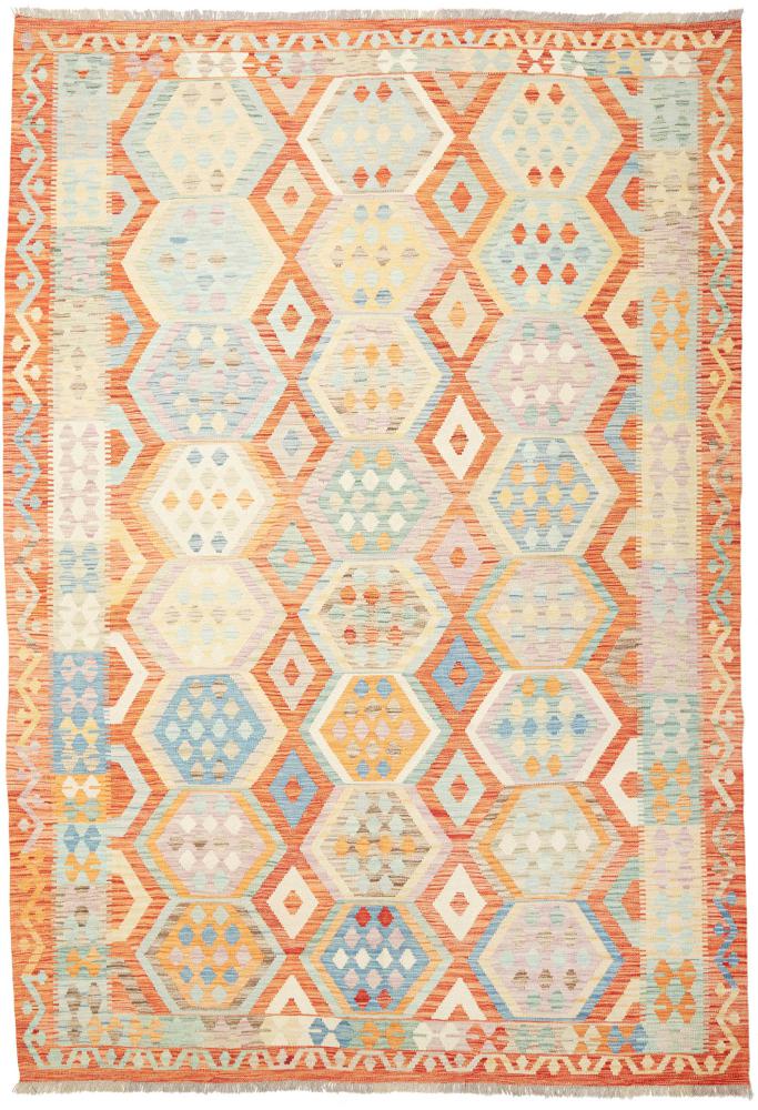 Afghanischer Teppich Kelim  Afghan 301x210 301x210, Perserteppich Handgewebt