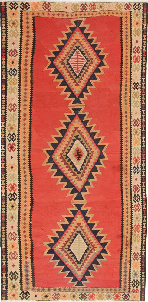 Tapete persa Kilim Fars Azerbaijan Antigo 313x153 313x153, Tapete persa Tecido à mão