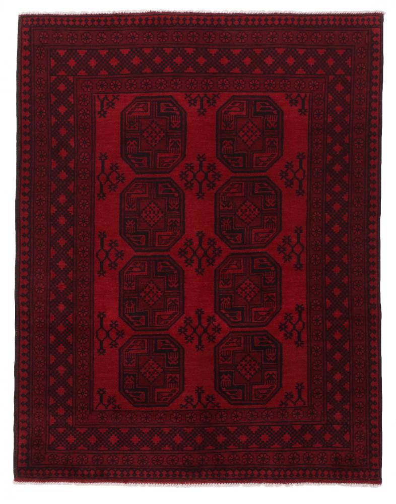 Tapete afegão Afghna Akhche 193x150 193x150, Tapete persa Atado à mão