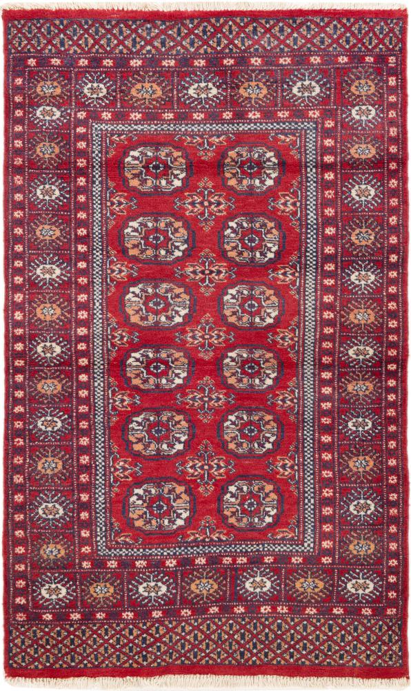 Pakistanischer Teppich Pakistan Bukhara 3ply Alt 150x90 150x90, Perserteppich Handgeknüpft