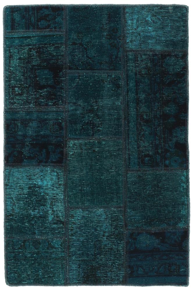  ペルシャ絨毯 パッチワーク 126x81 126x81,  ペルシャ絨毯 手織り