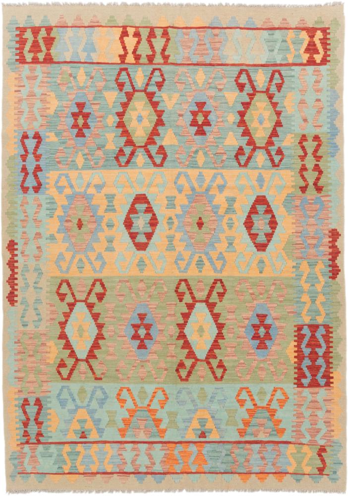 Tapete afegão Kilim Afegão 242x174 242x174, Tapete persa Tecido à mão